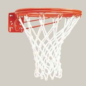 Picture of Bison Front Mount Double-Rim Basketball Goal with No-Tie Netlocks