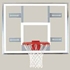 Picture of Bison 42" x 54" Side Court Conversion Glass Backboard