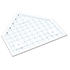 Picture of Champro White Molded Rubber Home Plate