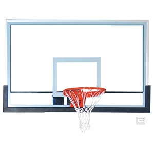 Picture of Gared 42" x 72" Outdoor Glass Rectangular Backboard with Clear View