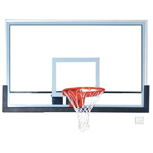 Picture of Gared 42" x 60" Outdoor Glass Rectangular Backboard with Clear View