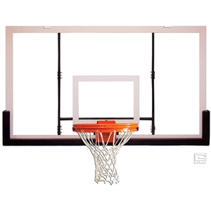 Picture of Gared 42" x 72" Polycarbonate Rectangular Backboard with Aluminum Front