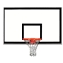Picture of Gared 42" x 72" Fiberglass Rectangular Backboard with Black Target and Border