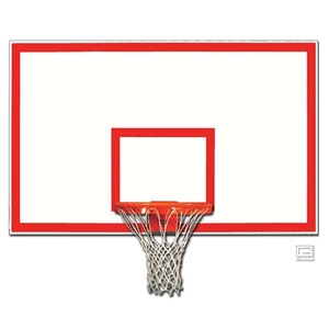 Picture of Gared 42" x 72" Steel Rectangular Backboard with Target and Border
