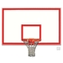 Picture of Gared 42" x 72" Steel Rectangular Backboard with Target and Border