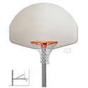 Picture of Gared 3-1/2" Economy Outdoor Straight Post Basketball Package