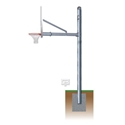 Picture of Gared 4-1/2" Adjustable Basketball Straight Post