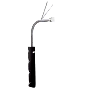 Picture of Bison 5-9/16" Mega Duty Gooseneck Basketball Pole with 8' Extension