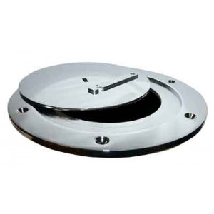 Picture of Bison Chrome Plated Swivel Volleyball Floor Plate