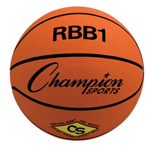 Picture of Champion Sports Pro Rubber Basketball in 6 Colors