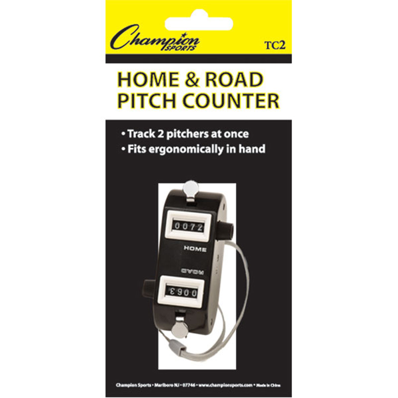 Champion Home & Road Dual Baseball Softball Pitch Counter Track Count 2 Pitchers 