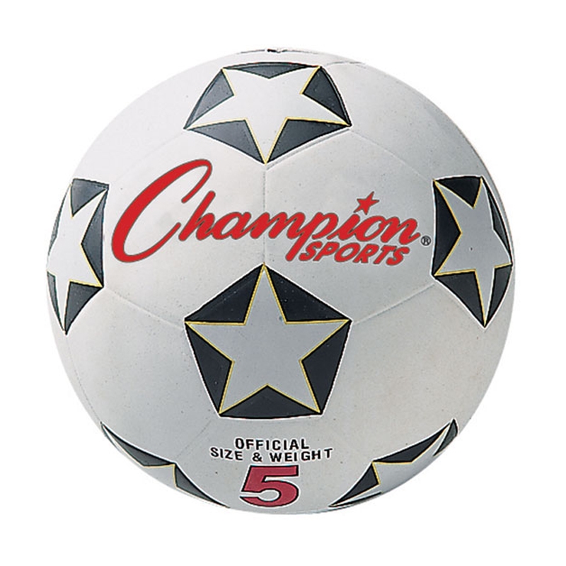 Champion Sports Rubber Cover Soccer Ball 