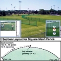 Picture of BSN Portable Outfield Fencing - Fencing Only