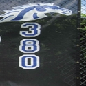 Picture of BSN Outfield Distance Markers 2 Color Logo w/ Vertical Numbers (5'H)