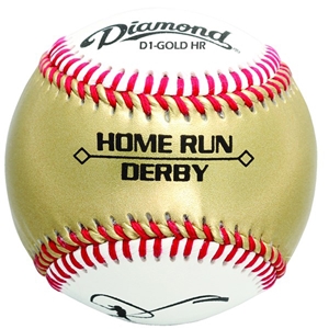 Picture of Diamond Sports Gold Home Run Derby Baseball