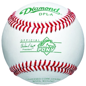 Picture of Diamond Sports Pony League Tournament Grade Full-Grain Leather Baseball