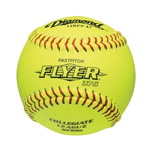 Picture of Diamond Sports Softball NFHS Collegiate Red Stitch 12" Fast Pitch - Polyurethane Core