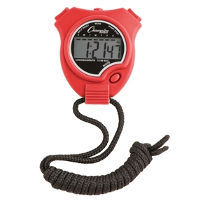 Picture of Champion Sports Red Stop Watch