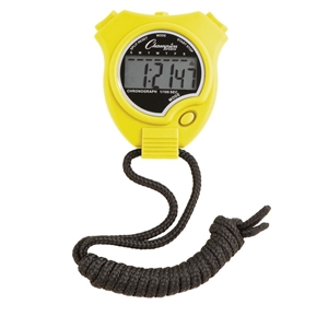 Picture of Champion Sports Yellow Stop Watch