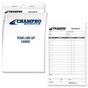 Picture of Champro Line Up Cards