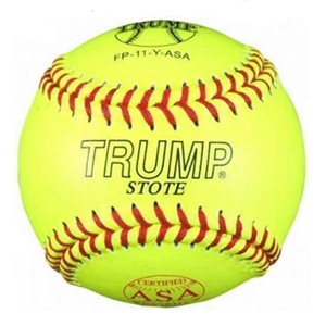 Picture of Trump FP-11-Y-ASA 11 Inch Leather .47 Core NFHS Approved Fastpitch ASA Softball