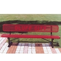 Picture of Thermoplastic Benches with Custom Lettering
