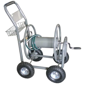 Heavy-duty Garden Hose Reel Cart, Welded Aluminum, SS, 45% OFF