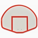Picture of PW Athletic Heavy Duty Fiberglass Fan Backboard with Target & Perimeter