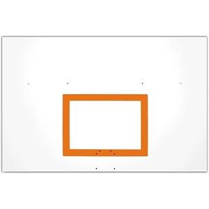 Picture of PW Athletic Polyethylene Rectangle Backboard with Orange Target