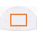 Picture of PW Athletic Polyethylene Fan Backboard with Orange Target