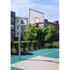 Picture of Porter 6' Extension Vertical Post 72" x 42" Fiberglass Backboard Systems