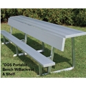 Picture of NRS Portable Bench with Backrest and Shelf