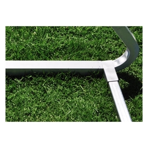 Picture of Fold-A-Goal Tournament Portable Aluminum 15' - 24' Soccer Goals Back Bottom Bars