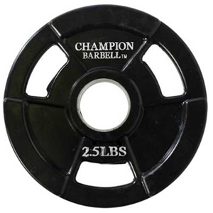 Picture of Champion Barbell Rubber Coated Olympic Grip Plate