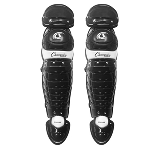 Picture of Champion Sports Pro Double Knee Baseball Leg Guard With Wings Black