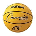 Picture of Champion Sports Yellow Pro Rubber Basketball in RBB4YL
