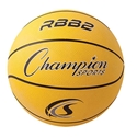 Picture of Champion Sports Yellow Pro Rubber Basketball RBB2YL