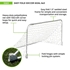 Picture of Champion Sports Easy Fold Soccer Goal - 6' X 3'