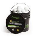 Picture of Champion Sports Lacrosse Ball Bucket White Balls LBWN36