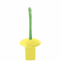 Picture of Markwort High Vis Yellow Base Plugs with Green Bristles