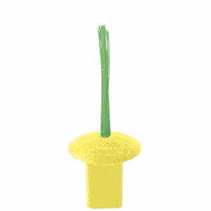 Picture of Markwort High Vis Yellow Base Plugs with Green Bristles