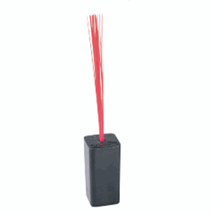 Picture of Markwort Black Rubber Base Plugs with Red Bristles