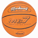 Picture of Markwort Rubber Basketball 29.5" Orange