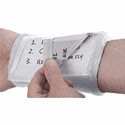 Picture of Markwort Youth Single Window White Play Card Holder Wristband