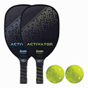 Picture of Activator 2 Player Wood Paddle & Pickleball Set