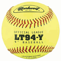 Picture of Markwort Yellow Leather Cover Baseball
