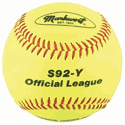 Picture of Markwort Synthetic Cover Cork Rubber Core Yellow Baseball