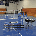 Picture of Jaypro FeatherLite Volleyball System Deluxe Package for 3-1/2" Floor Sleeve