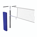 Picture of Jaypro FeatherLite Volleyball Net Center Upright System with 3-1/2" Floor Sleeve