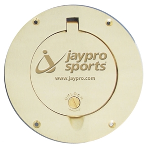Picture of Jaypro Floor Sleeve Replacement Brass Cover Plate 8-1/2"